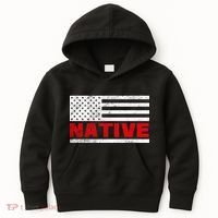 Native American Flag Kids Hoodie thumb 0
