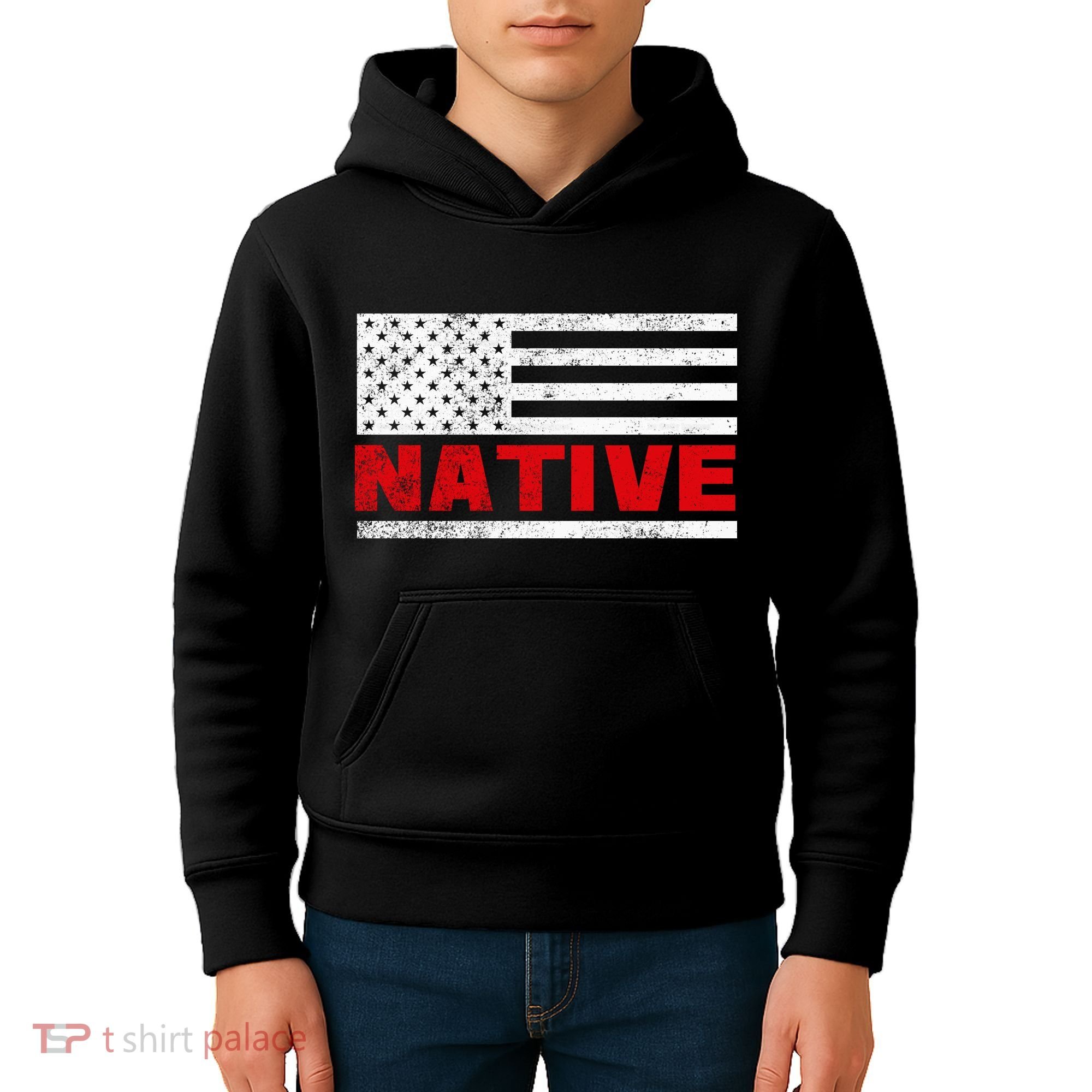 Native American Flag Kids Hoodie