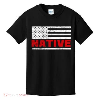 Native American Flag Kids T-Shirt