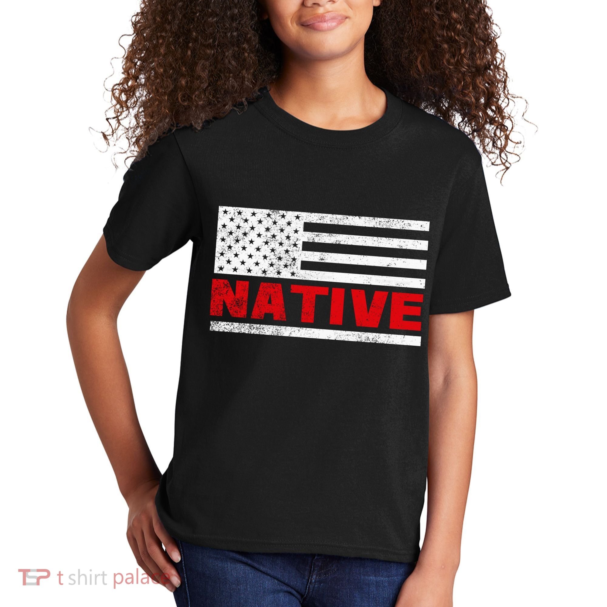 Native American Flag Kids T-Shirt