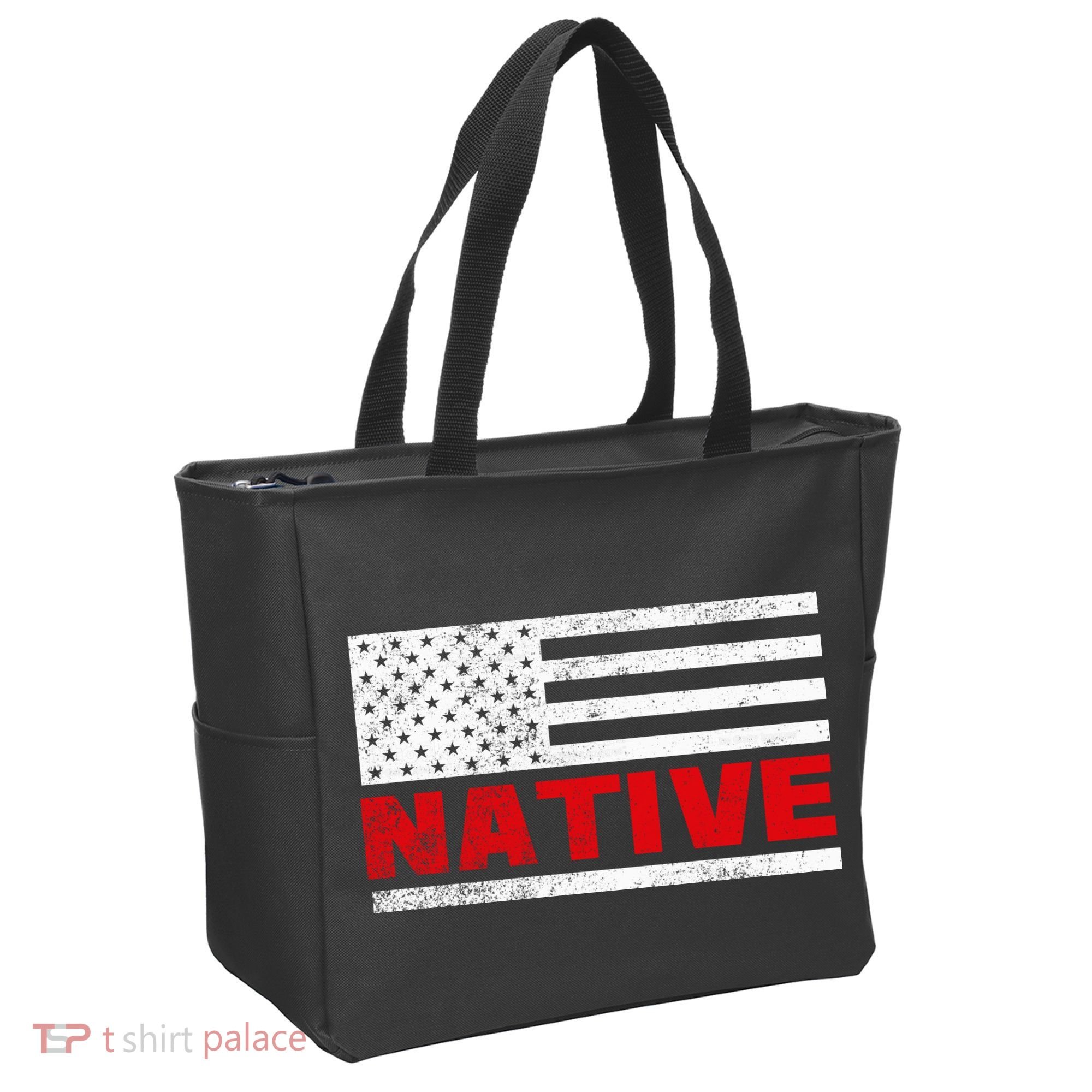 Native American Flag Tote Bag