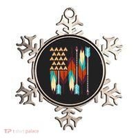 Native American Flag Feathers and Arrows Ornament thumb 0