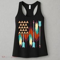 Native American Flag Feathers and Arrows Women's Tank Top thumb 3