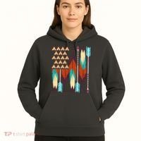 Native American Flag Feathers and Arrows Hoodie thumb 5