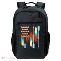 Native American Flag Feathers and Arrows Backpack thumb 0