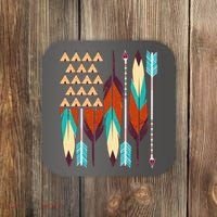 Native American Flag Feathers and Arrows Coaster thumb 0
