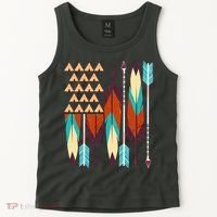 Native American Flag Feathers and Arrows Tank Top thumb 2