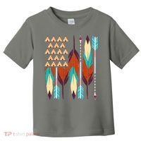 Native American Flag Feathers and Arrows Toddler T-Shirt thumb 0