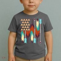 Native American Flag Feathers and Arrows Toddler T-Shirt thumb 2