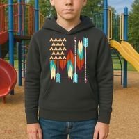 Native American Flag Feathers and Arrows Kids Hoodie thumb 2