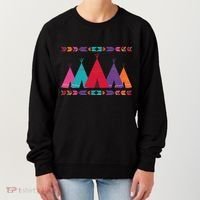 Native American Teepee Pattern Women's Sweatshirt thumb 0