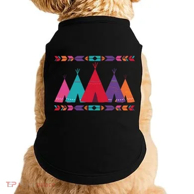 Native American Teepee Pattern Doggie Tank