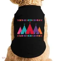 Native American Teepee Pattern Doggie Tank thumb 0