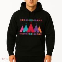 Native American Teepee Pattern Hoodie thumb 2