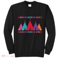 Native American Teepee Pattern Sweatshirt thumb 0