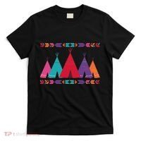 Native American Teepee Pattern T-Shirt thumb 0
