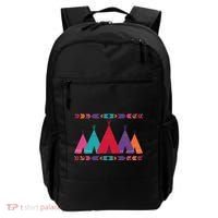 Native American Teepee Pattern Backpack thumb 0