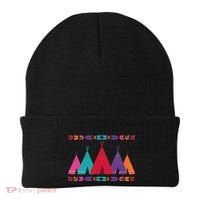 Native American Teepee Pattern Beanie thumb 0
