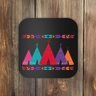 Native American Teepee Pattern Coaster
