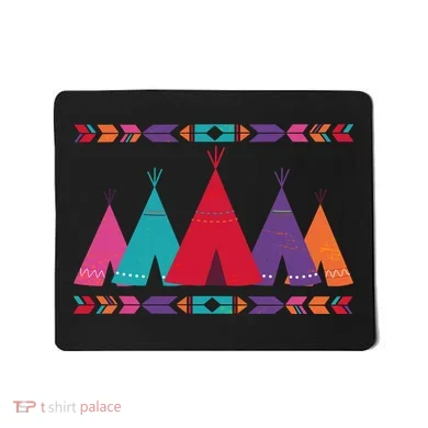 Native American Teepee Pattern Mousepad