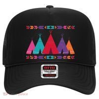 Native American Teepee Pattern Hat thumb 0