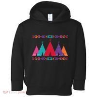 Native American Teepee Pattern Toddler Hoodie thumb 0