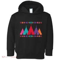 Native American Teepee Pattern Toddler Hoodie thumb 0