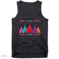 Native American Teepee Pattern Tank Top thumb 0