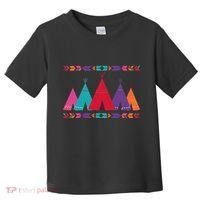 Native American Teepee Pattern Toddler T-Shirt thumb 0