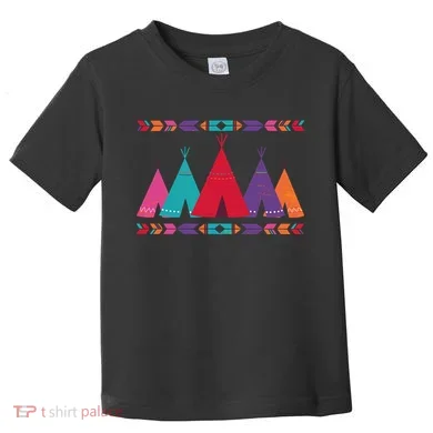 Native American Teepee Pattern Toddler T-Shirt