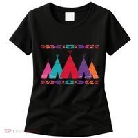 Native American Teepee Pattern Women's T-Shirt thumb 0