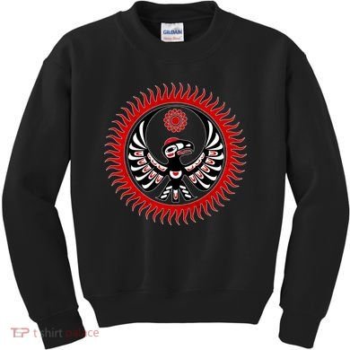 Native American Thunderbird Kids Sweatshirt