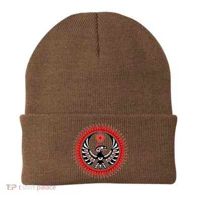 Native American Thunderbird Beanie