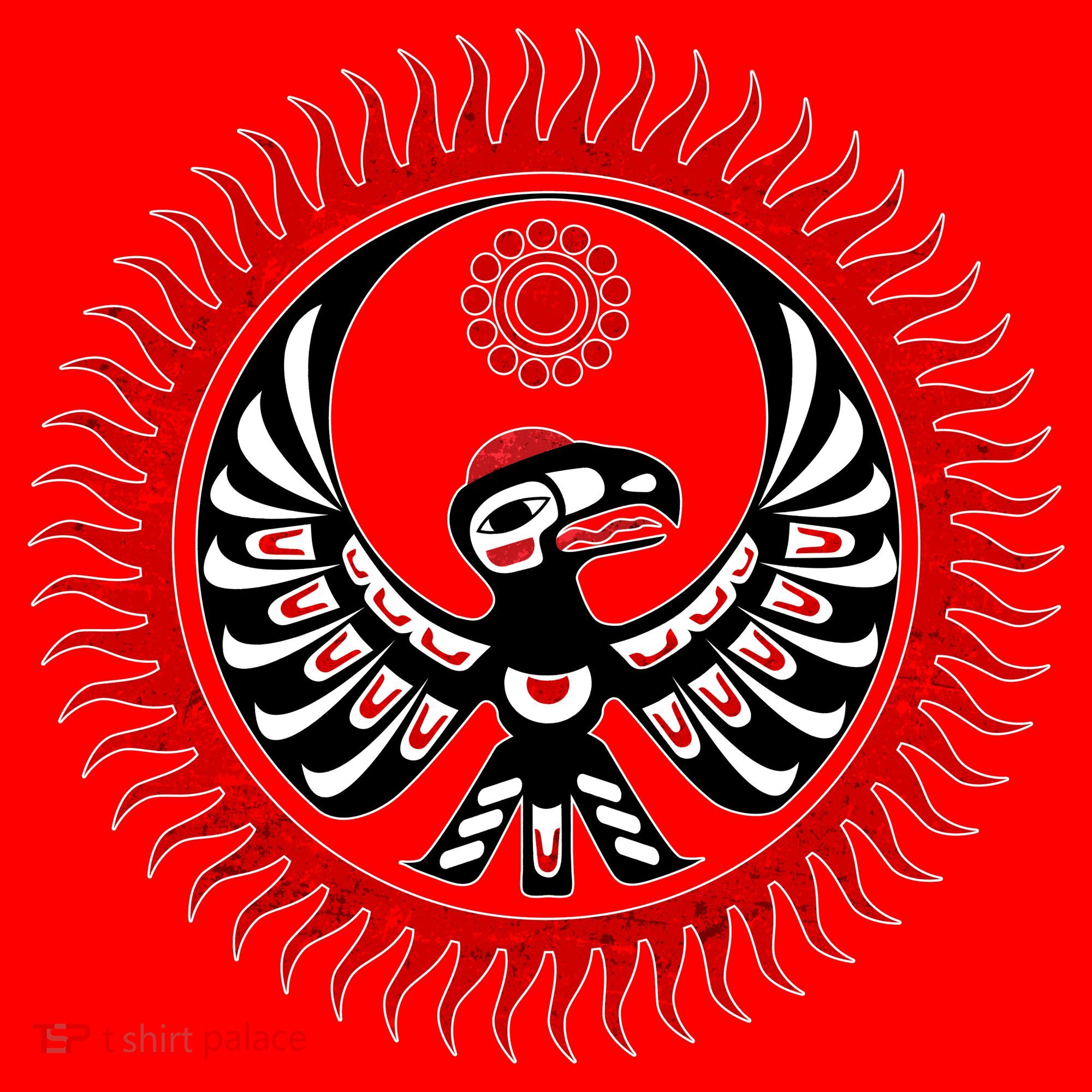 Native American Thunderbird Santa Hat