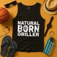 Natural Born Griller  Tank Top thumb 4