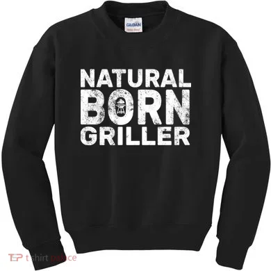 Natural Born Griller  Kids Sweatshirt