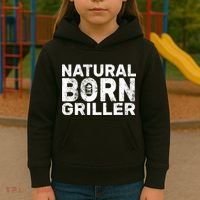 Natural Born Griller  Kids Hoodie thumb 3
