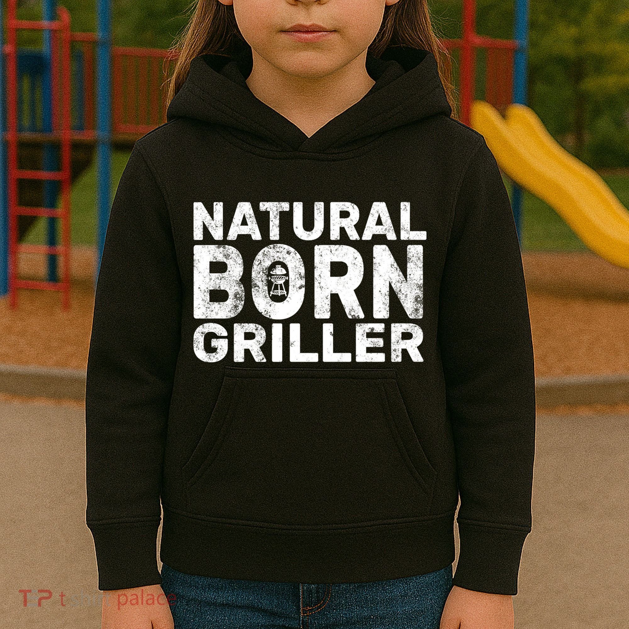 Natural Born Griller  Kids Hoodie
