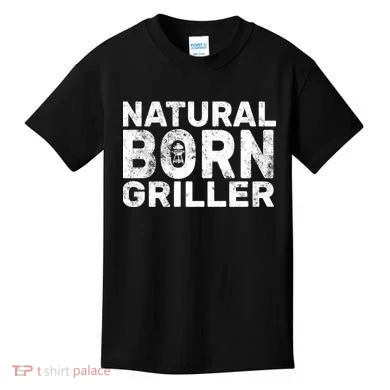Natural Born Griller  Kids T-Shirt
