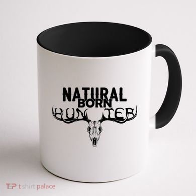 Natural Born Hunter Coffee Mug back