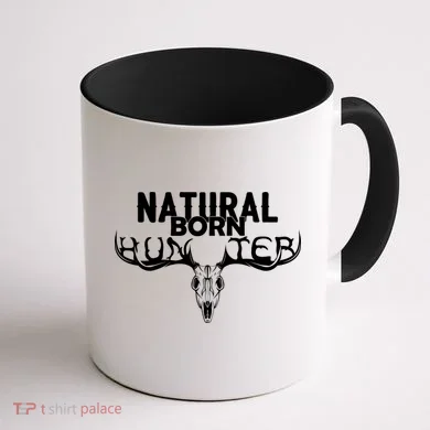 Natural Born Hunter Coffee Mug back