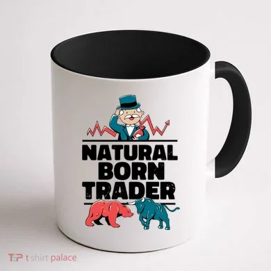 Natural Born Trader Coffee Mug back