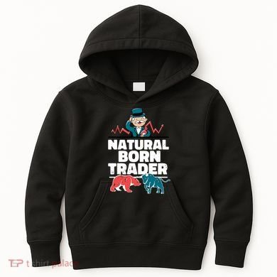 Natural Born Trader Kids Hoodie