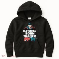 Natural Born Trader Kids Hoodie thumb 0