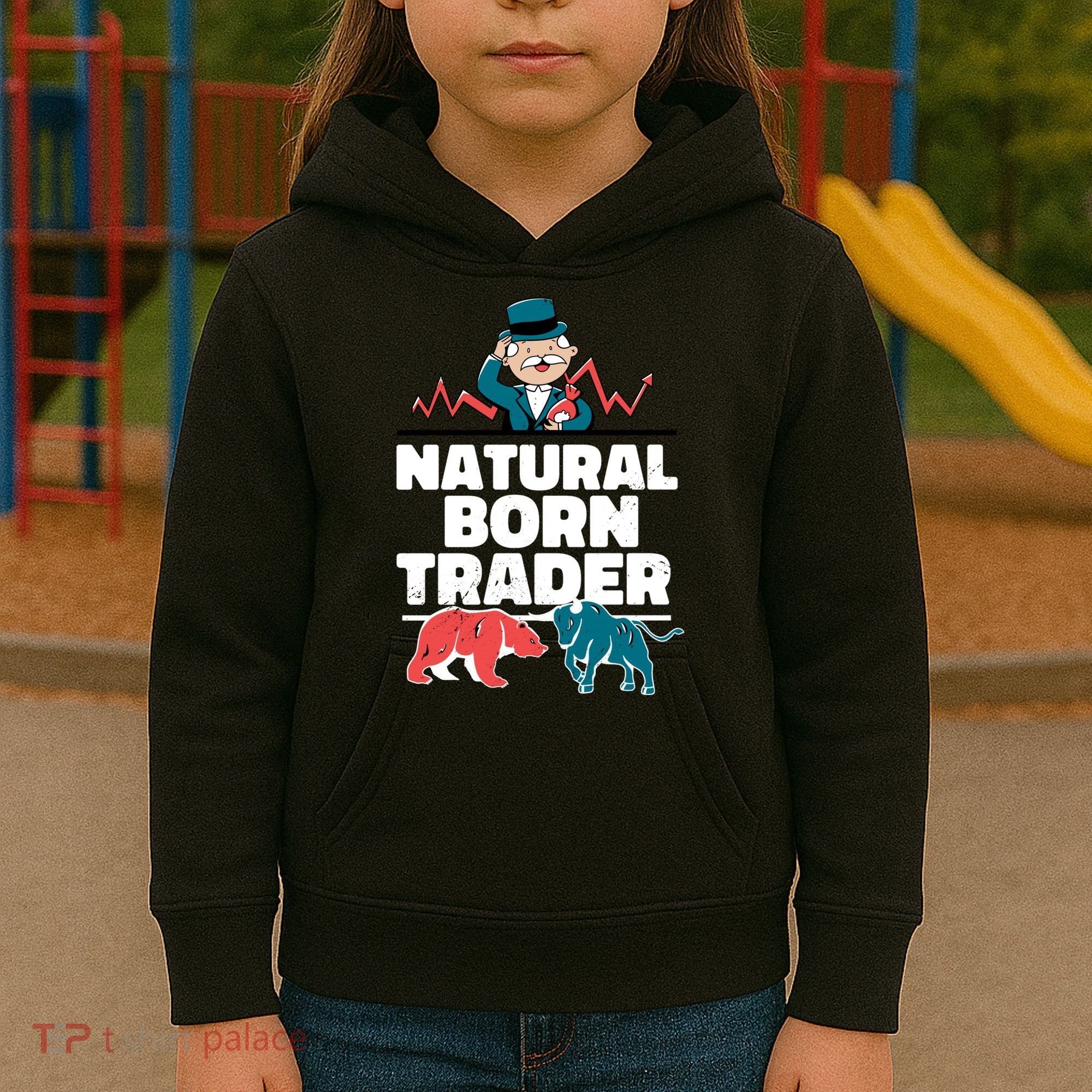 Natural Born Trader Kids Hoodie