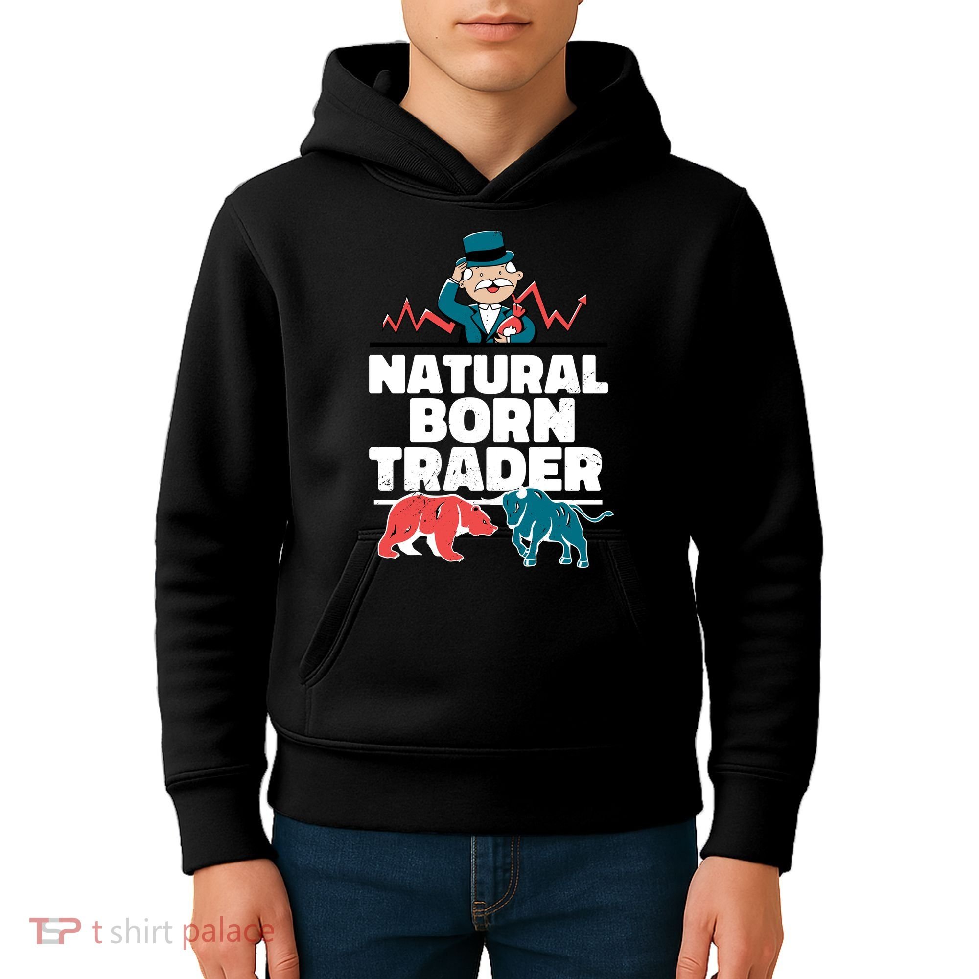 Natural Born Trader Kids Hoodie