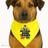 Natural Born Trader USA-Made Doggie Bandana thumb 1