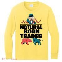 Natural Born Trader Kids Long Sleeve Shirt thumb 0