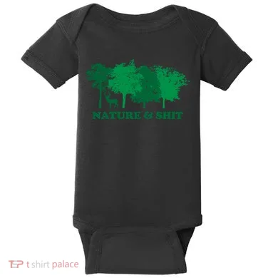 Nature And Shit Baby Bodysuit