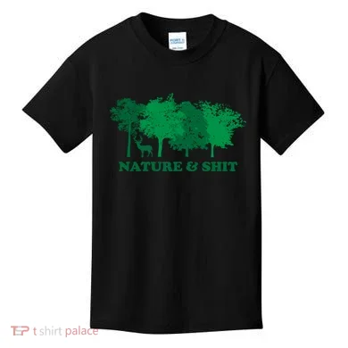 Nature And Shit Kids T-Shirt